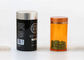 पीईटी दवा की बोतल 150cc स्टॉक मैट ब्लैक में सिल्वर कैप क्विक शिपमेंट के साथ