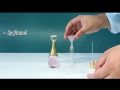 Wholesale Luxury Small Silver Refillable Perfume Atomiser Travel Spray bottle 8ml