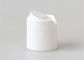 सफेद पीपी प्लास्टिक शैम्पू की बोतल 24/410 डिस्क टॉप कैप